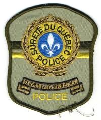 CANADA,QUEBEC,SURETE DU QUEBEC POLICE 1